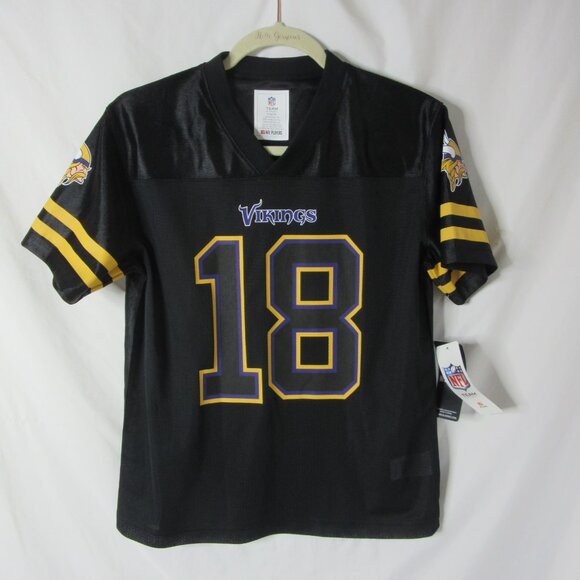 NFL Black and Purple Kids Vikings Jersey - Picture 2 of 12